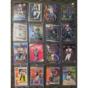 NFL QB Card Lot Joe Burrow Drake Maye Jayden Daniels Lamar Jackson Josh Allen